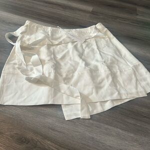 White Wrap Skirt